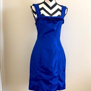 Vintage Cobalt Blue Betsy Johnson Dress